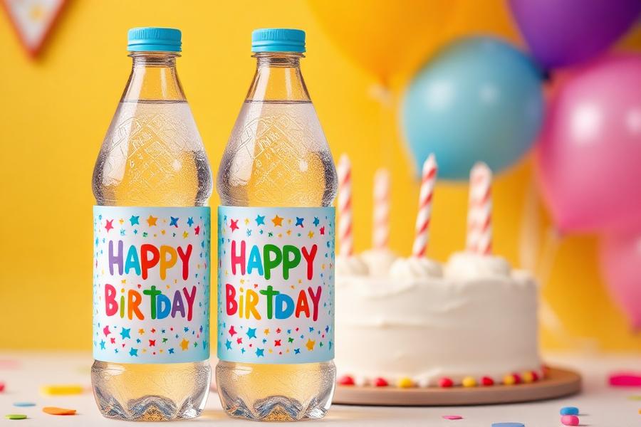 Birthdays customized water bottles