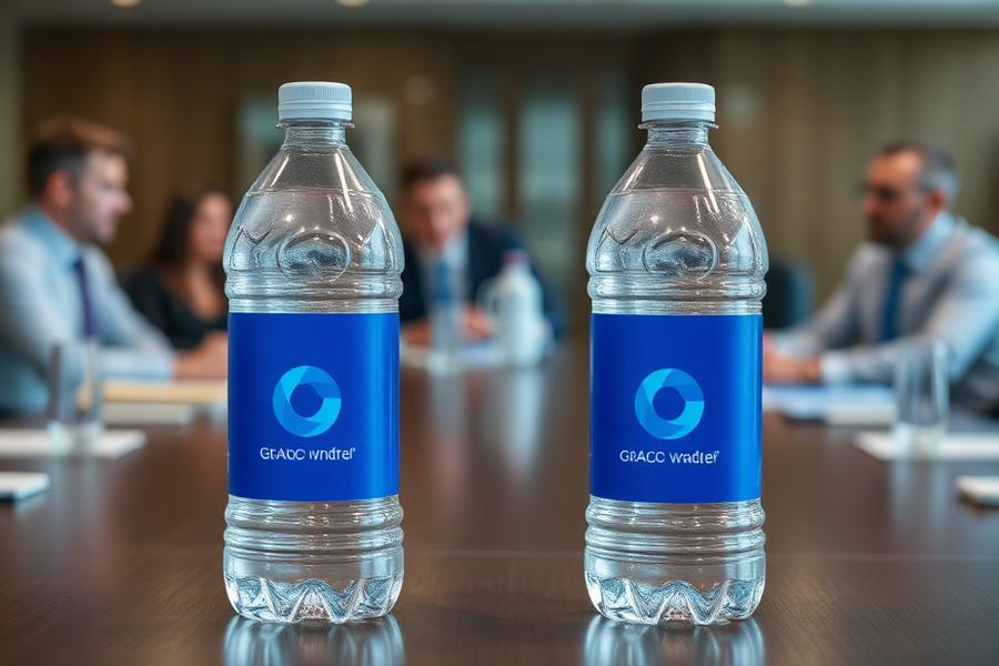 Corporate Events customized water bottles