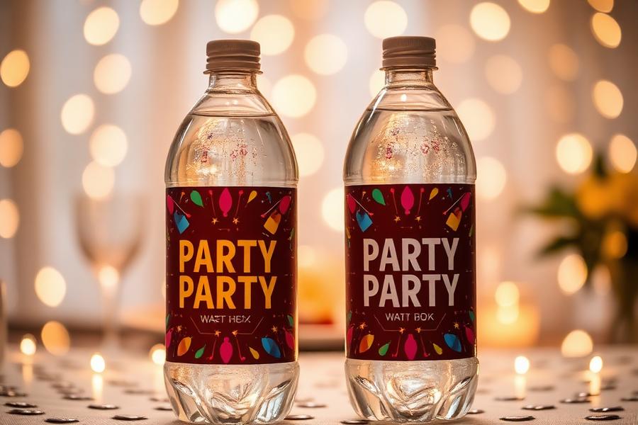 Parties customized water bottles